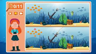 Viki Spotter: Undersea, Level 1 Walkthrough, 1080p/60FPS.