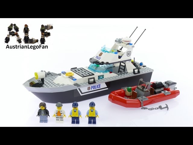 Lego City 60129 Police Patrol Boat - Lego Speed Build Review