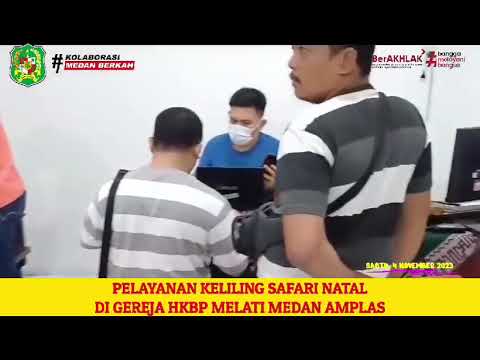 Pelayanan Safari Natal di Gereja HKBP Melati Medan Amplas