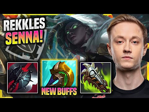 REKKLES TRIES SENNA WITH DIVINE NEW BUFFS! - G2 Rekkles Plays Senna SUPPORT vs Pyke! | Season 11