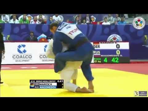 Judo 2015 Grand Slam Tyumen: Maresch (GER) - Magomedov (RUS) [-81kg] bronze