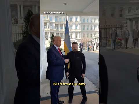 Ukrainian President Volodymyr Zelenskyy faced questioning at White House over attire #shorts