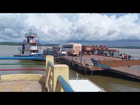 A saída de Itaituba para entrada do Porto da balsa