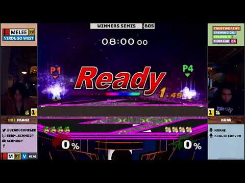 Melee @ Verdugo West #176 Winners Semifinals - Franz vs Kurv (Fox)