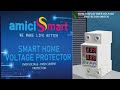 Amicismart Voltage Protector Automatic Over Under Voltage Amicismart Voltage Protector Setting