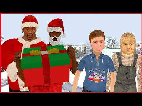 CJ and his brother deliver gifts - GTA San Andreas Loquendo (Christmas Special 2025)