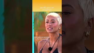 Kaz lays her cards on the table, telling Grace about the Samie situation 👀 #LoveIsland #AllStars