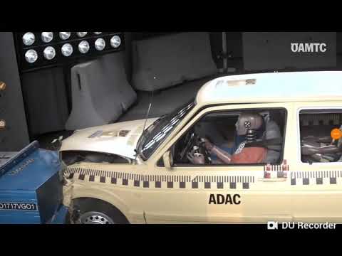 New VW adac crash test DIASTER: Golf 2
