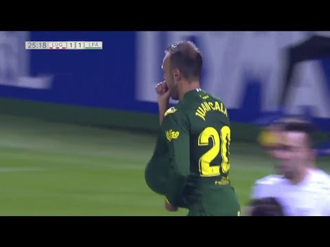 Gol de Juan Cala en el CD Lugo 4 - UD Las Palmas 2 | 18-19