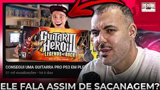 RENANPLAY REAGE A CONSEGUI UMA GUITARRA PRO PS3 EM PLENO 2026