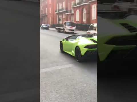 Thumbnail for Green Lamborghini Huracan Spyder Exhaust Sound & Acceleration by Lamborghini, Supercar, Car