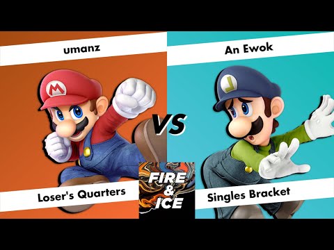 Fire & Ice #32 - Loser's Quarters - MWA | umanz (Mario) vs IC | An Ewok (Luigi)