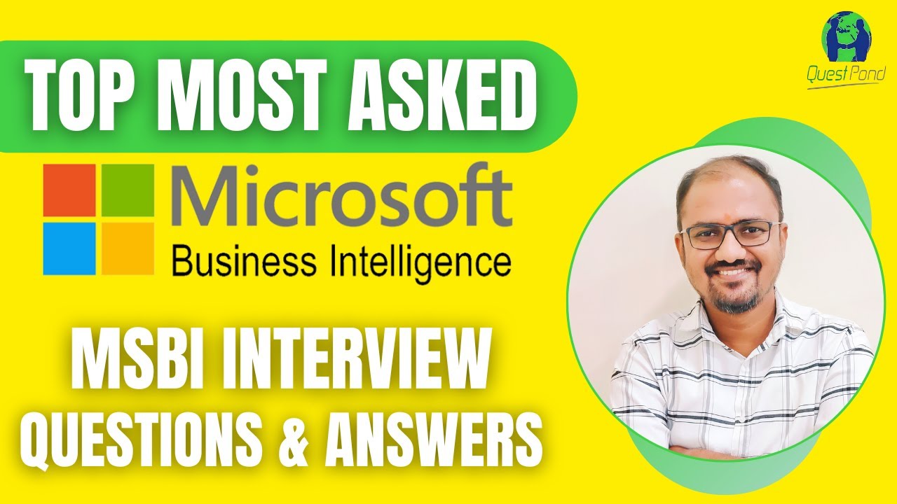 MSBI(SSAS, SSIS & SSRS) Interview Questions & Answers | MSBI Interview Questions and answers