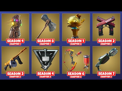 Evolution of Fortnite Mythic Weapons & Items (Season 1 - Season 17)