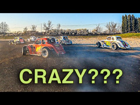ARE THEY CRAZY? Disaster at the race start - Legend Cars Italian Championship EP.3