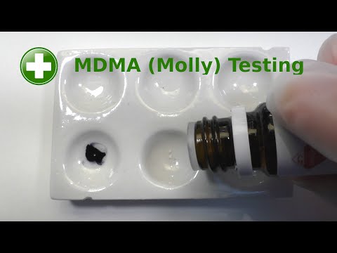 Molly (MDMA) Test Kit Demo - Color Reactions With Three Tests (Marquis, Mecke, Simon's)