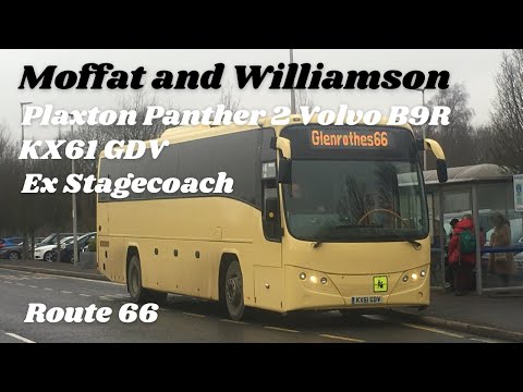 Route 66 | Moffat and Williamson | Volvo B9R Plaxton Panther 2 | KX61 GDV
