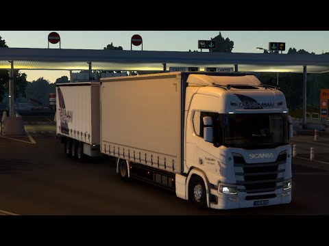 EURO TRUCK SIMULATOR 2- ORLEANS-PARIS(N104) + 2 MULTAS DE VELOCIDADE - SCANIA R450 TANDEM TRANS-AYAN