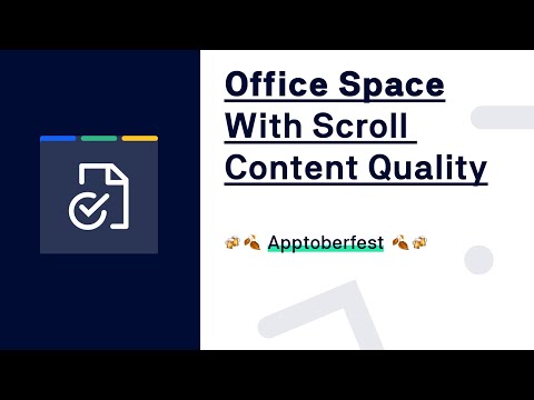 Apptoberfest Demo: Scroll Content Quality for Confluence, A Helper for Every Office Space