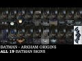 Batman Arkham Origins All 19 Batman Skins On PC Including PS3 Exclusive Skins