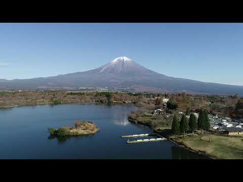 【フリー素材】田貫湖 ドローン動画(181121-1)