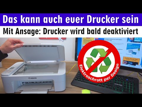 Canon Drucker wird bald deaktiviert ๐ฌ kann jedem Drucker passieren โญ Service Tool ohne Funktion