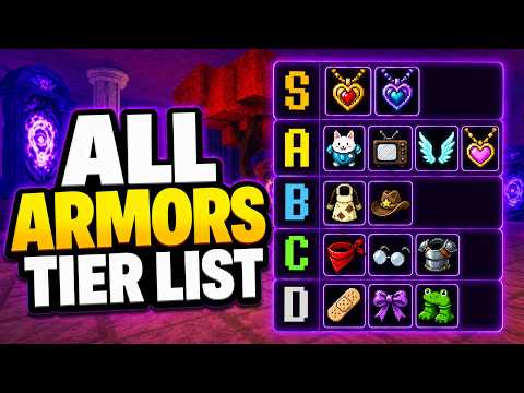 ALL ARMORS TIER LIST in SOULS CROSSOVER X Roblox