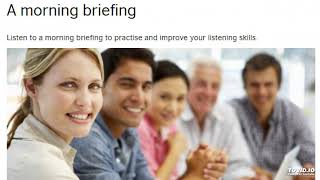 A morning Briefing - Bristh Council