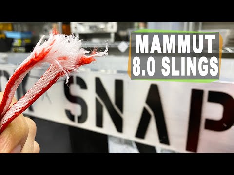 Mammut Dyneema Climbing Slings Tested - Limiter Knots are NOT redundant!!!