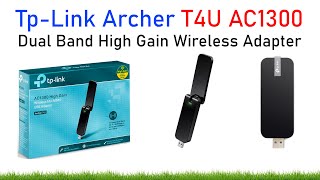 TP-Link Archer T4U AC1300 Wireless Dual Band USB Adapter Review | Setup & Speed Test