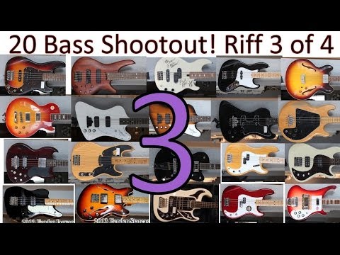 20 Bass Shootout - Part 3 - Neck Finger Style