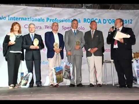 Piglio 2012, consegnato ad Antonello De Pierro il premio internazionale Rocca d'Oro