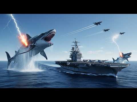 Megalodon Attack on Navy Minefield – It Fought Back