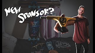 NEW SPONSOR! | Longboard Unboxing/Update