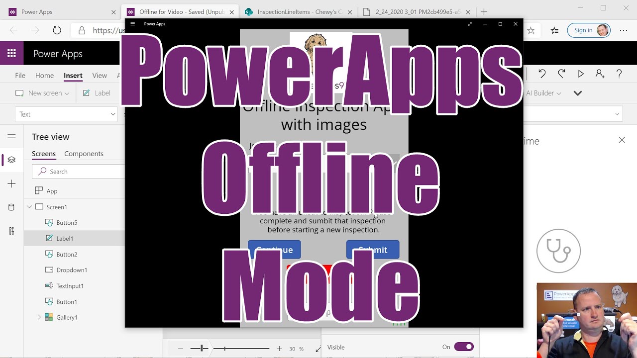 PowerApps Offline Mode