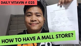 How To Have A Mall Store | Philippines | DailyVitavin 025