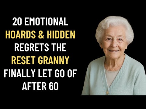 20 Emotional Hoards & Hidden Regrets The Reset Granny Finally Let Go Of After 60