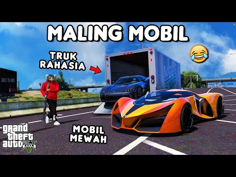 CAR THEFT USING A SECRET TRUCK - GTA 5 ROLEPLAY