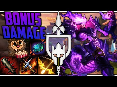 CHIRON WITH AS MANY BONUS DAMAGE ITEMS AS POSSIBLE!