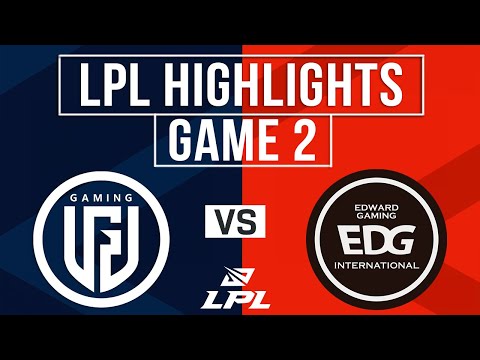 LGD vs EDG Highlights Game 2 | LPL 2025 Split 3 | LGD Gaming vs EDward Gaming