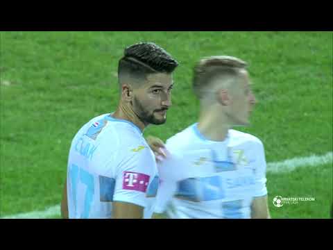 Rijeka - Slaven Belupo, pogodak Ivana Tomečaka za 3:1 na Rujevici