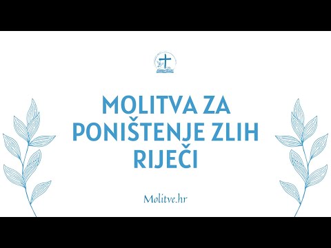 Molitva za poništenje zlih riječi - Božja zaštita od zla - Molitve.hr