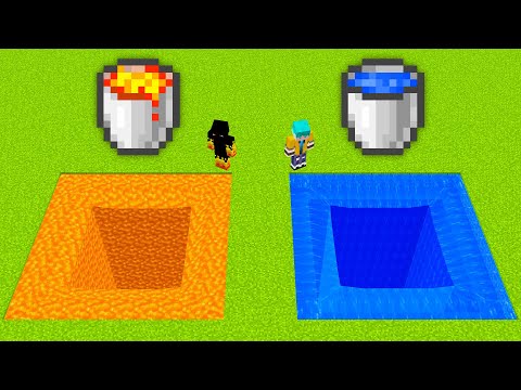 No elijas el agujero equivocado en Minecraft