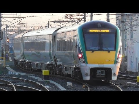 Irish Rail 22000 Class Intercity Train Departing Connolly Station, Dublin