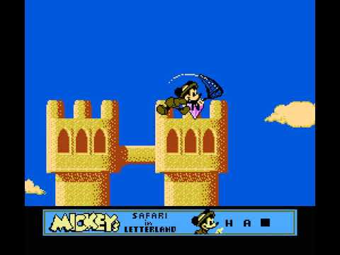 Mickey's Safari in Letterland (NES) Walkthrough
