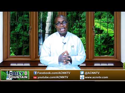 DAILY FOUNTAIN DEVOTIONAL OF JANUARY 21, 2023 - THE REV'D CANON AGBEJUMEYE BENJAMIN (JP)