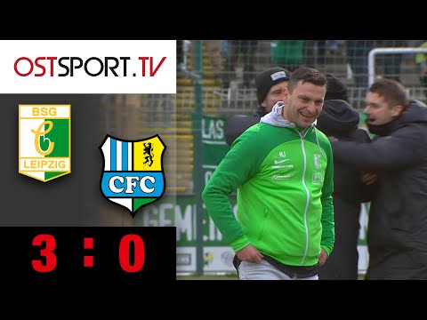 Chemie lacht den CFC aus dem Meisterennen: Chemie Leipzig - Chemnitzer FC 3:0 | Regionalliga Nordost