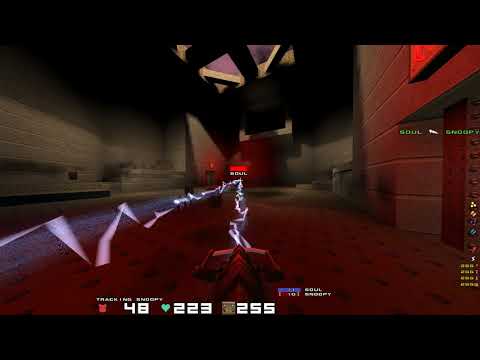 Quake 1/QuakeWorld: Soultaker vs Snoopy  Povddm4  1x1 game 01/03/2018