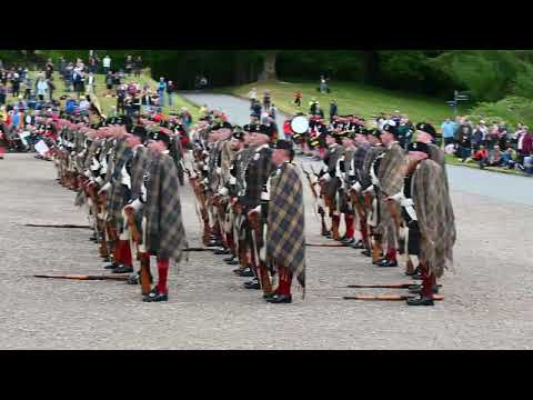 The Atholl Highlanders Parade 2025 - March Off