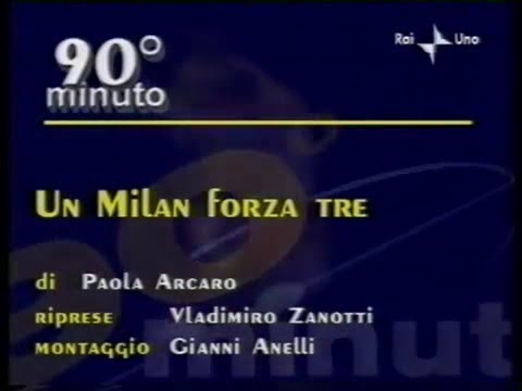 2002-03 (3a - 21-09-2002) Milan-Perugia 3-0 [Maldini,F.Inzaghi,Seedorf] Servizio 90°Minuto Rai1